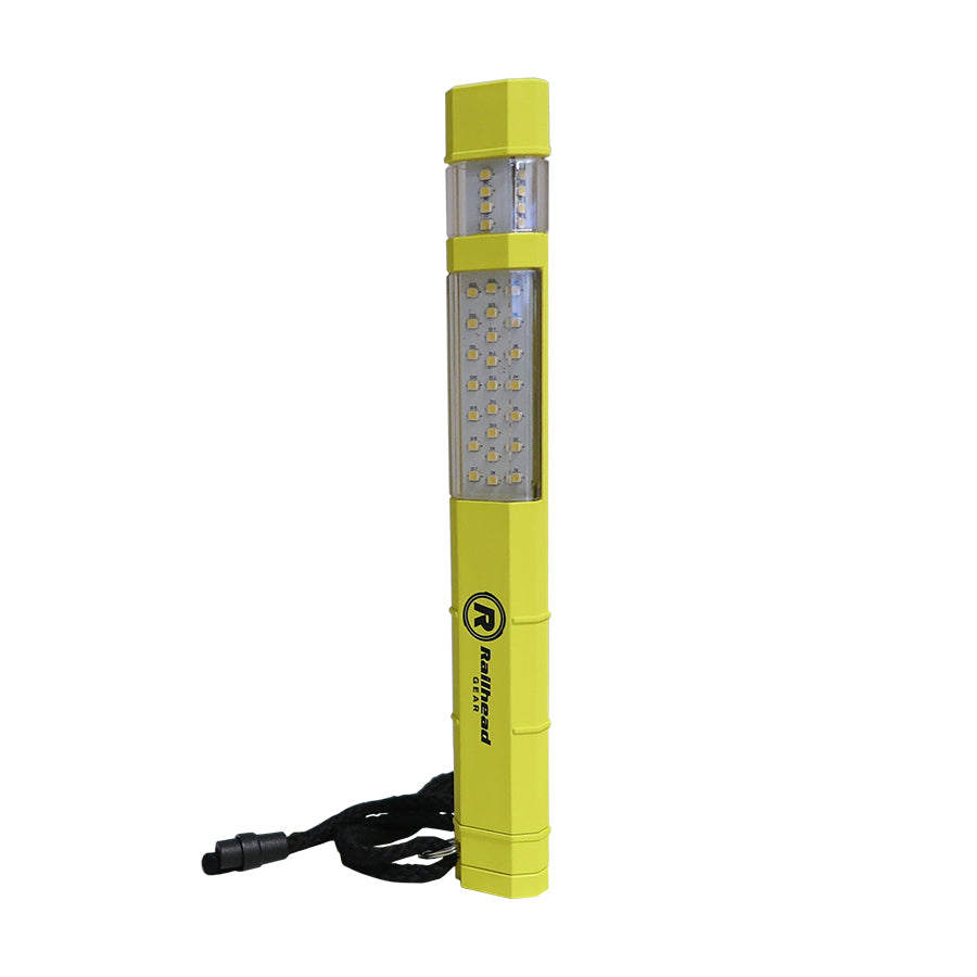 Switchman's stick,Railhead logo Blue 4 AAA batteries