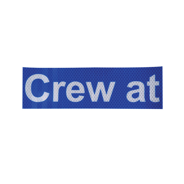 Decal to make crew at work 12x12 sign HIP reflective