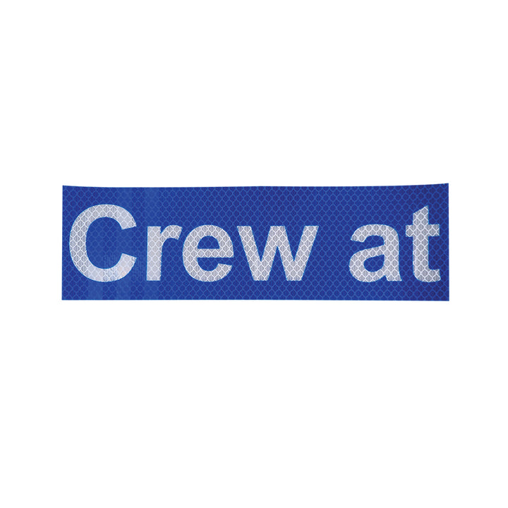 Decal to make crew at work 12x12 sign HIP reflective
