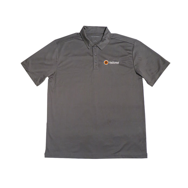 Railhead logo polo, grey small
