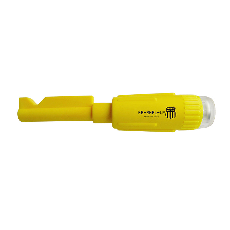 Functional reverser key with notch yellow – Railhead Corporation