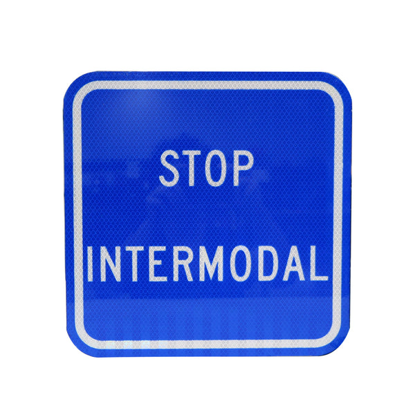 12x12 Blue Stop HIP, Intermodal