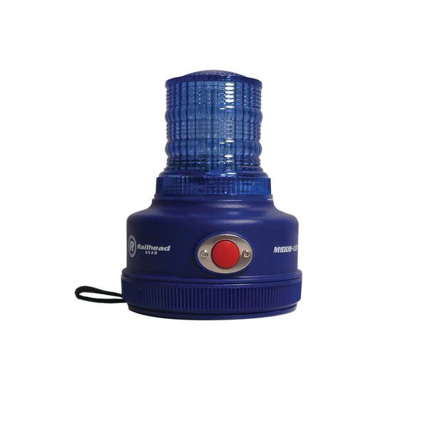 21 LED Blue Light 2 D-Cell with magnet base and strap