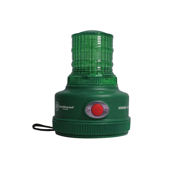 21 LED Green Light 2 D-Cell with magnet base and strap