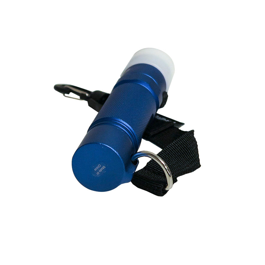 Pocket LED blue light with magnet and strap 3 AAA batteries not