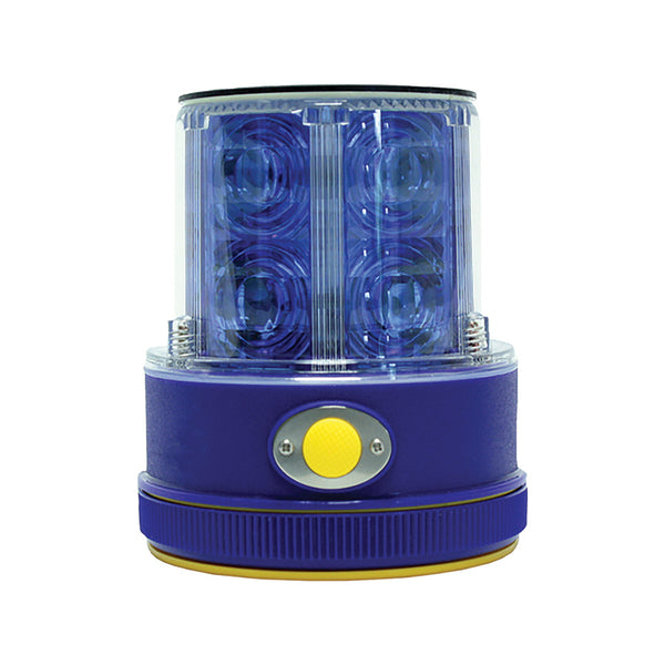 Blue M18 Solar Flashing 3 rows LEDs