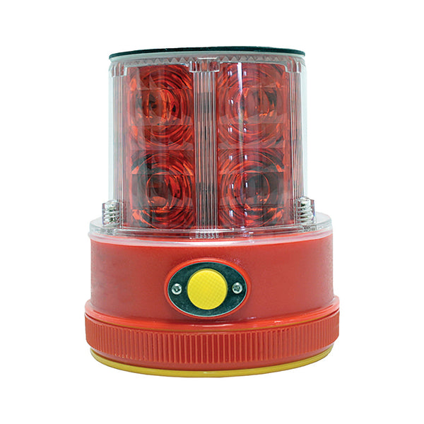 Red M18 Solar Flashing 2 rows LEDs