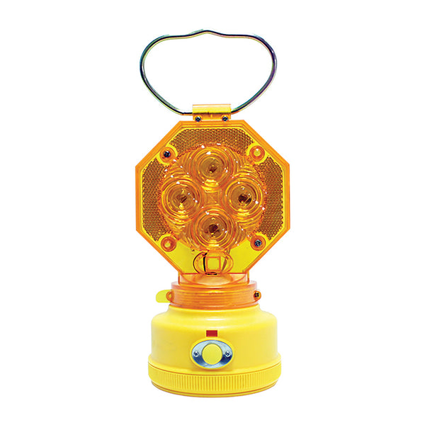 8 LED Amber Light Bi Directional 2 D Cell