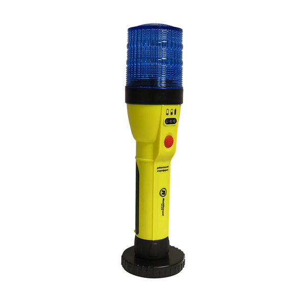 Blue LED Flashing Light 2 D Cell