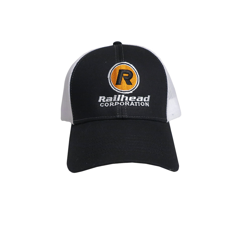 Railhead Black and White Ballcap with Railhead logo Railhead Corporation