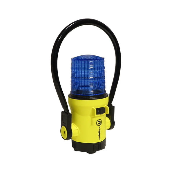 Blue LED Lantern With handle and magnet 3 C batteries included
